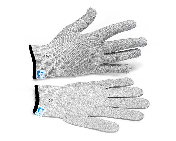 Микротоковые перчатки для проведения мануальной терапии. Идут в комплекте к аппарату ЭСМА 12.16 Универсал 